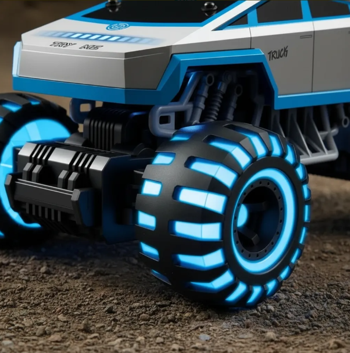 Camioneta Control Remoto 4x4 Todo Terreno Con Luz Led