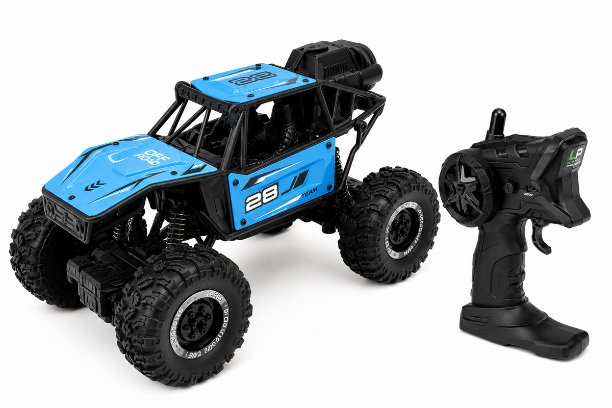 Carro Todoterreno 4x4 a Control Remoto RC Off Road para Niños