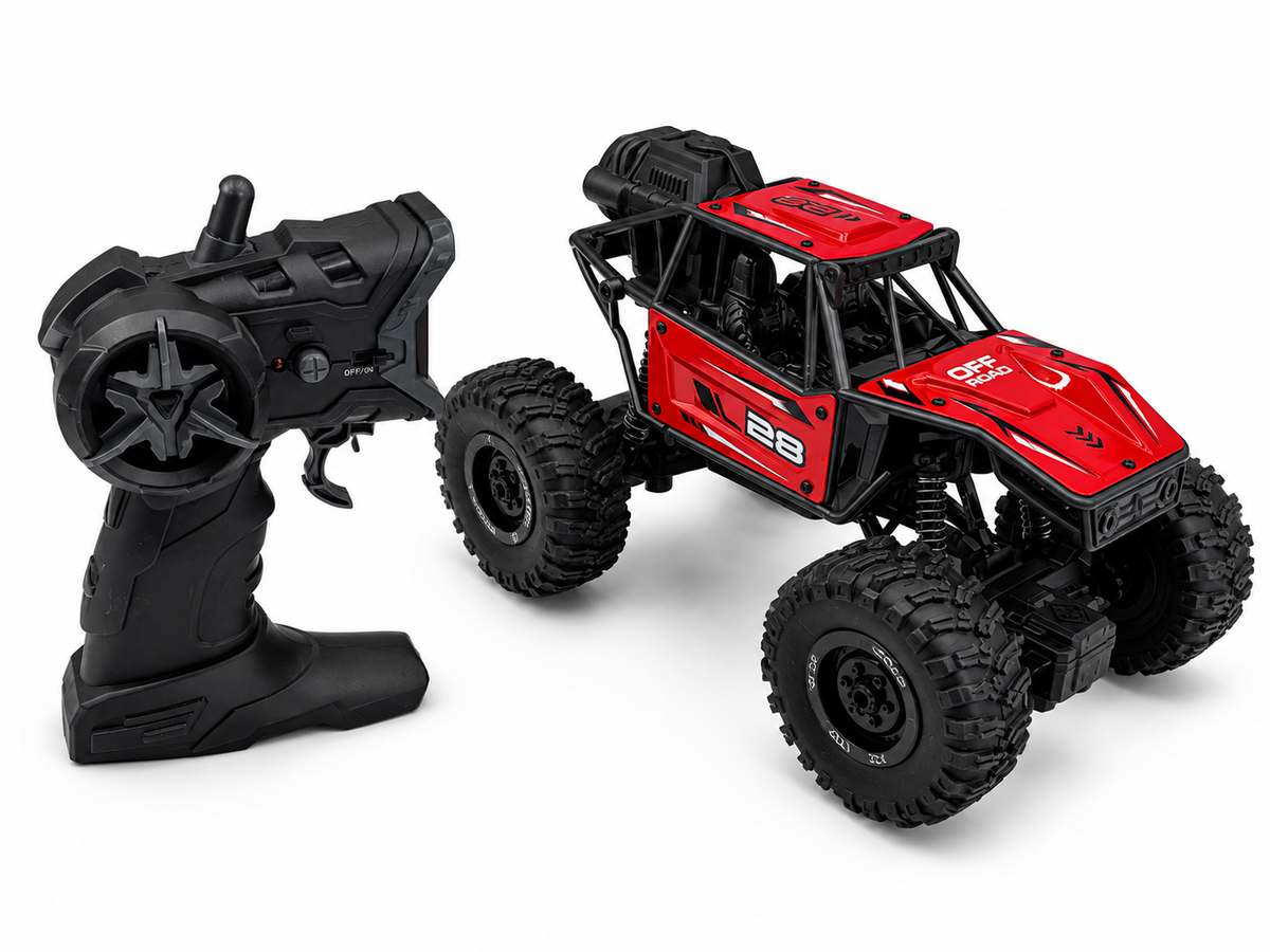 Carro Todoterreno 4x4 a Control Remoto RC Off Road para Niños